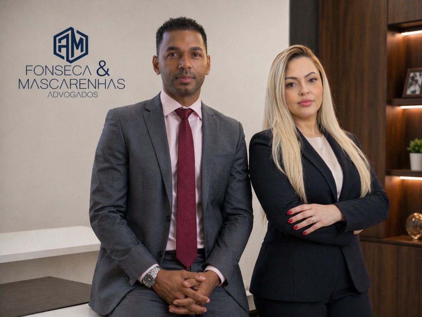 Sócios do escritório Fonseca & Mascarenhas Advogados